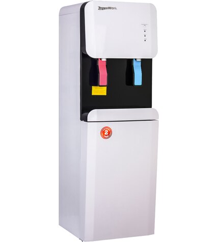 Кулер для воды Водораздатчик Aqua Work 105-LWR бело-черный со шкафчиком без охлаждения цена