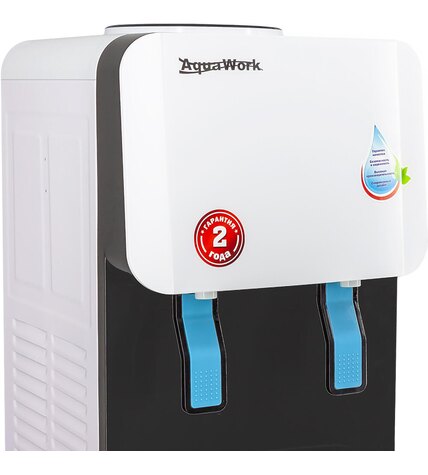 Кулер для воды Водораздатчик Aqua Work 105-TWR бело-черный без охлаждения