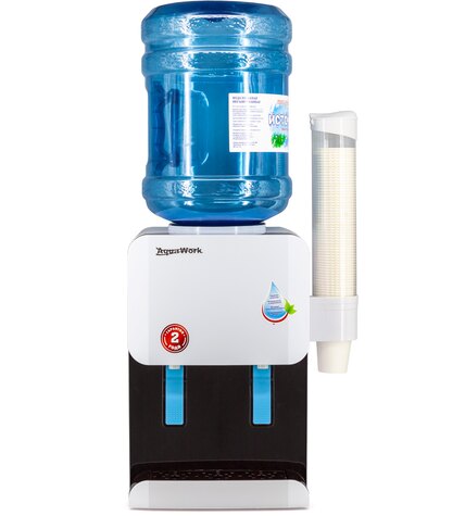 Кулер для воды Водораздатчик Aqua Work 105-TWR бело-черный без охлаждения