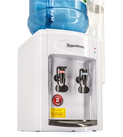 Кулер для воды Водораздатчик Aqua Work 0.7-TWR бело-черный без охлаждения