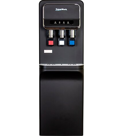 Кулер для воды Aqua Work V93-W черный со шкафчиком электронный купить