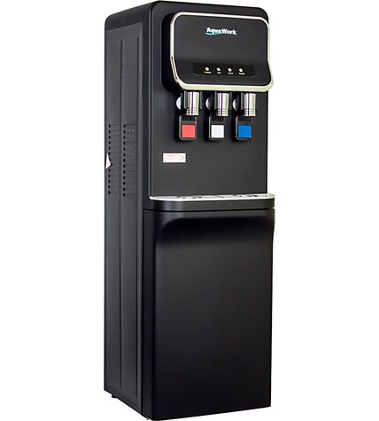 Кулер для воды Aqua Work V93-W черный со шкафчиком электронный купить в Москве