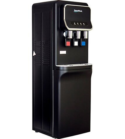 Кулер для воды Aqua Work V93-W черный со шкафчиком электронный цена