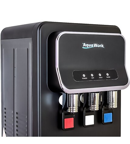 Кулер для воды Aqua Work V93-W черный со шкафчиком электронный