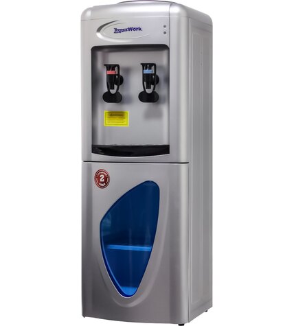 Кулер для воды Aqua Work 0.7-LR серебро со шкафчиком компрессорный купить