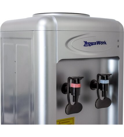 Кулер для воды Aqua Work 0.7-LR серебро со шкафчиком компрессорный