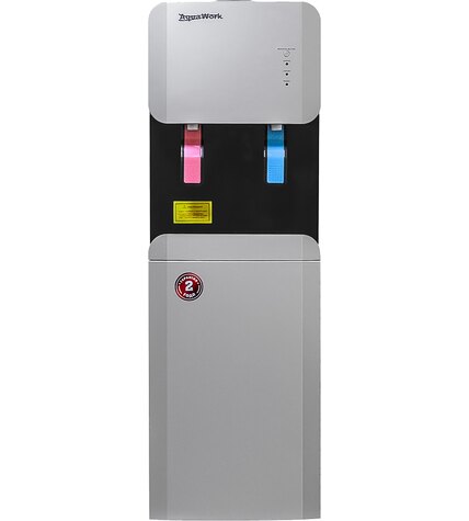 Кулер для воды Aqua Work 105-LDR серебро со шкафчиком электронный купить в Москве
