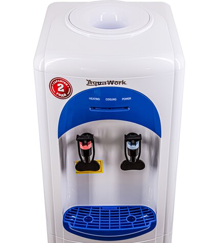 Кулер для воды Aqua Work 17-LDR бело-синий электронный