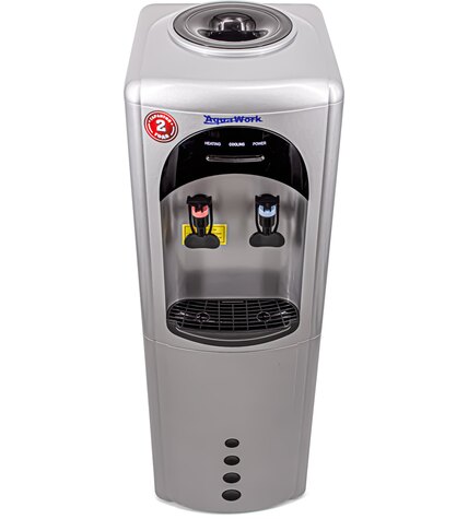 Кулер для воды Aqua Work 17-LDR серебро-черный электронный