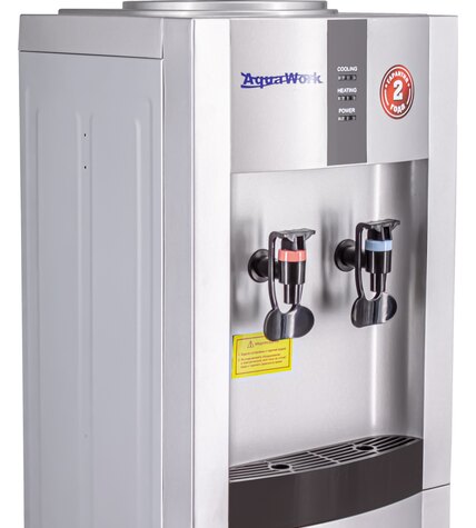 Кулер для воды Aqua Work 16-LDR серебро электронный