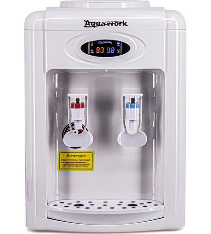 Кулер для воды Aqua Work 0.7-TDR-ST белый электронный с системой турбонагрева купить