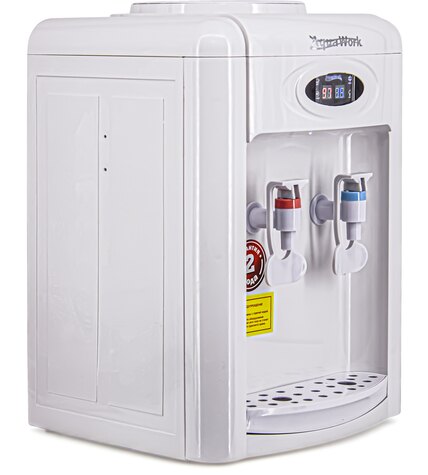 Кулер для воды Aqua Work 0.7-TDR-ST белый электронный с системой турбонагрева цена