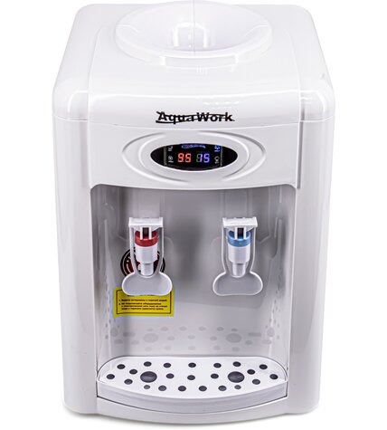 Кулер для воды Aqua Work 0.7-TDR-ST белый электронный с системой турбонагрева