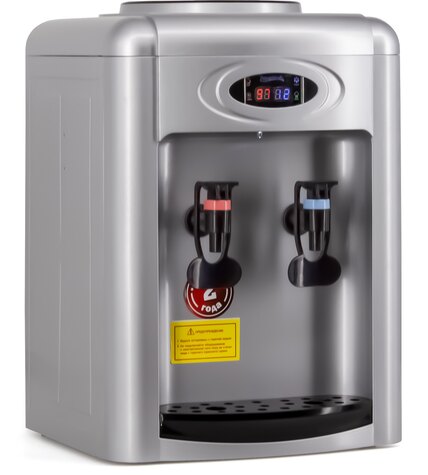 Кулер для воды Aqua Work 0.7-TDR-ST серебро электронный с системой турбонагрева купить в Москве