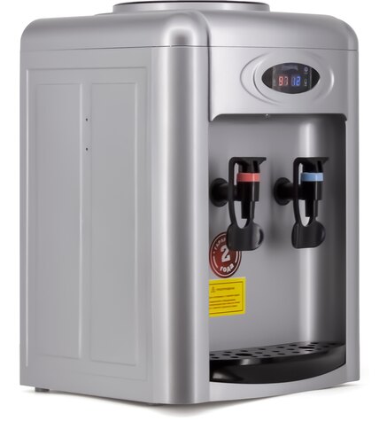 Кулер для воды Aqua Work 0.7-TDR-ST серебро электронный с системой турбонагрева цена