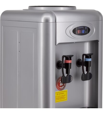 Кулер для воды Aqua Work 0.7-TDR-ST серебро электронный с системой турбонагрева