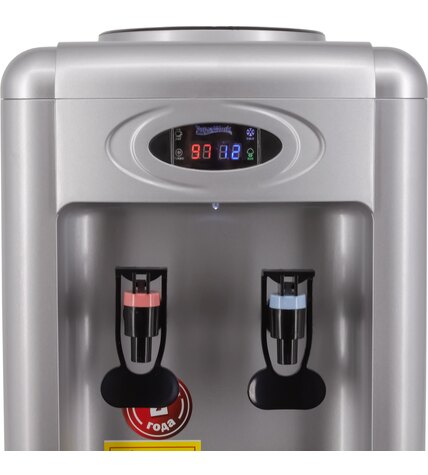 Кулер для воды Aqua Work 0.7-TDR-ST серебро электронный с системой турбонагрева