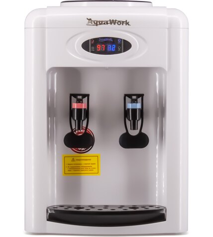 Кулер для воды Aqua Work 0.7-TDR-ST бело-черный электронный с системой турбонагрева купить