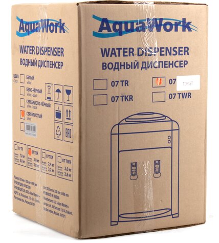 Кулер для воды Водораздатчик Aqua Work 0.7-TWR белый без охлаждения