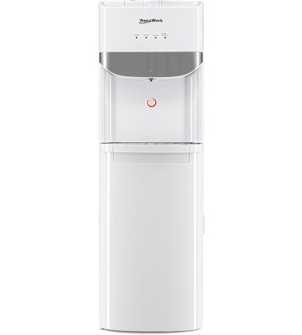 Кулер для воды Aqua Work DR71-T белый с нижней загрузкой бутыли электронный купить в Москве
