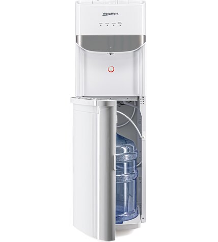 Кулер для воды Aqua Work DR71-T белый с нижней загрузкой бутыли электронный цена