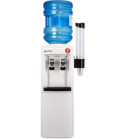 Кулер для воды Водораздатчик Aqua Work 0.8-LWR бело-черный без охлаждения