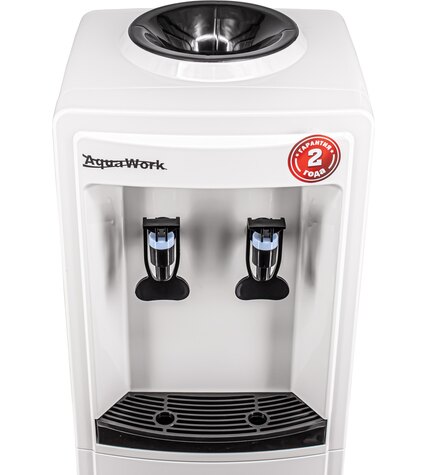 Кулер для воды Водораздатчик Aqua Work 0.8-LWR бело-черный без охлаждения