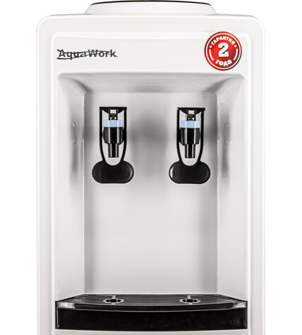 Кулер для воды Водораздатчик Aqua Work 0.8-LWR бело-черный без охлаждения