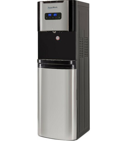 Кулер для воды Aqua Work 72-LS черный с нижней загрузкой бутыли компрессорный купить