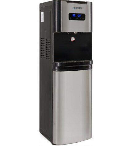 Кулер для воды Aqua Work 72-LS черный с нижней загрузкой бутыли компрессорный заказать