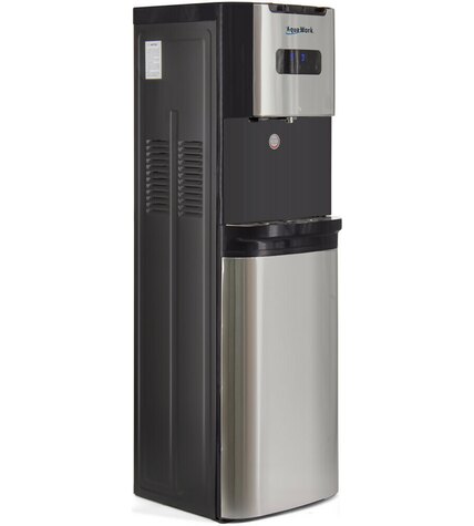 Кулер для воды Aqua Work 72-LS черный с нижней загрузкой бутыли компрессорный