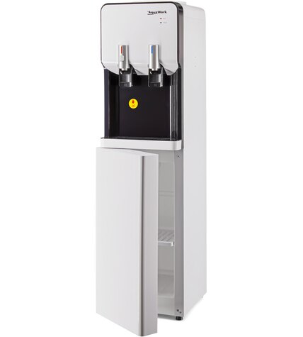 Кулер для воды Aqua Work J31-LD бело-черный со шкафчиком электронный