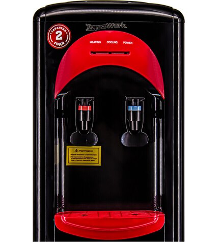 Кулер для воды Aqua Work 17-LDR черно-красный электронный