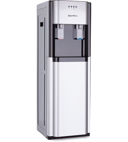 Кулер для воды Aqua Work 41-LDS серебро с нижней загрузкой бутыли электронный заказать