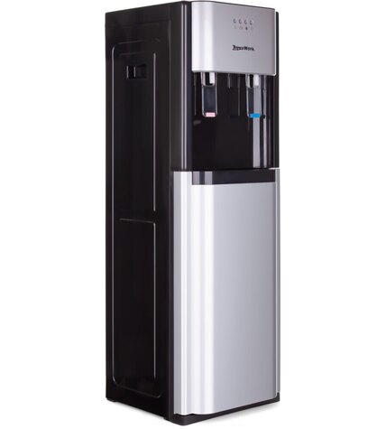 Кулер для воды Aqua Work 41-LDS серебро с нижней загрузкой бутыли электронный