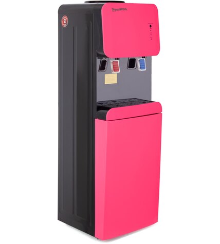Кулер для воды Aqua Work 105-LR Фуксия со шкафчиком компрессорный