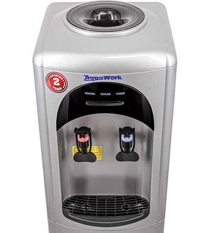 Кулер для воды Aqua Work 17-LR серебро-черный компрессорный