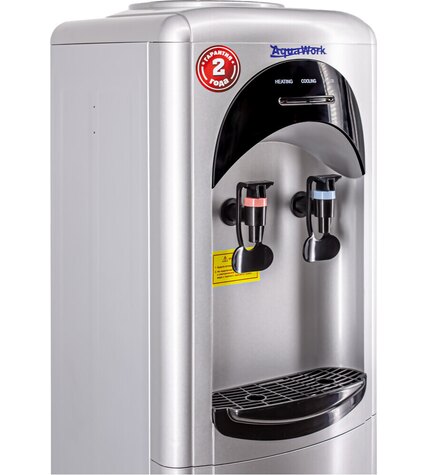 Кулер для воды Aqua Work 17-LR серебро-черный компрессорный