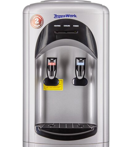 Кулер для воды Aqua Work 17-LR серебро-черный компрессорный