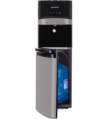 Кулер для воды Aqua Work 73-LDS черный с нижней загрузкой бутыли электронный цена