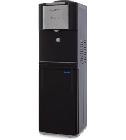 Кулер для воды Aqua Work 84-B черный с холодильником компрессорный купить