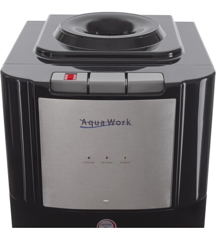 Кулер для воды Aqua Work 84-B черный с холодильником компрессорный