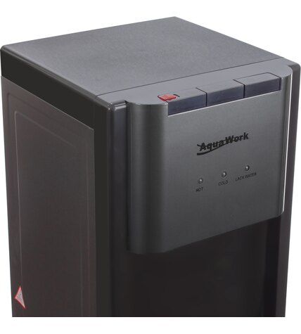 Кулер для воды Aqua Work 44-LS графит с нижней загрузкой бутыли компрессорный