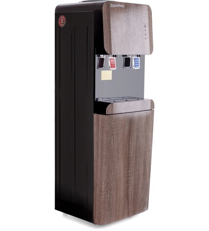 Кулер для воды Aqua Work 105-LR Сонома трюфельный со шкафчиком компрессорный