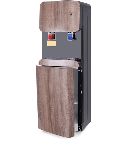 Кулер для воды Aqua Work 105-LDR Сонома трюфельный со шкафчиком электронный