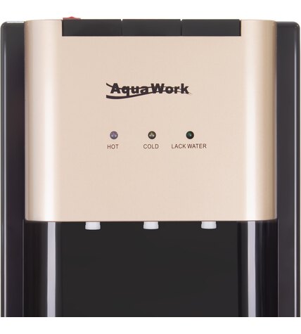 Кулер для воды Aqua Work 44-LS золото с нижней загрузкой бутыли компрессорный