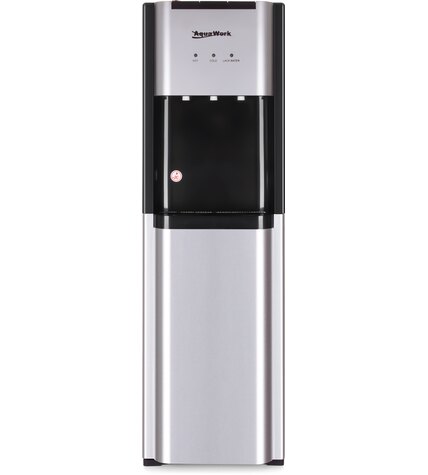 Кулер для воды Aqua Work 44-LDS серебро с нижней загрузкой бутыли электронный купить