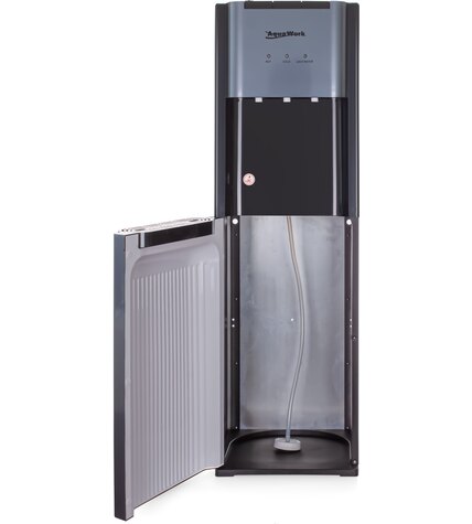 Кулер для воды Aqua Work 44-LDS графит с нижней загрузкой бутыли электронный цена