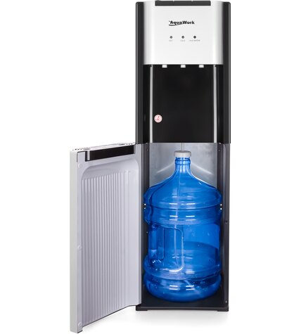 Кулер для воды Aqua Work 44-LDS белый с нижней загрузкой бутыли электронный стоимость