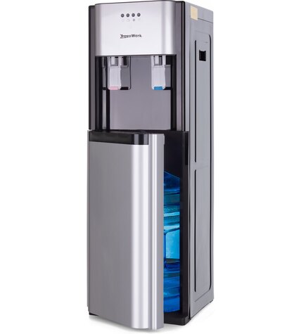 Кулер для воды Aqua Work 41-LDS серебро с нижней загрузкой бутыли электронный